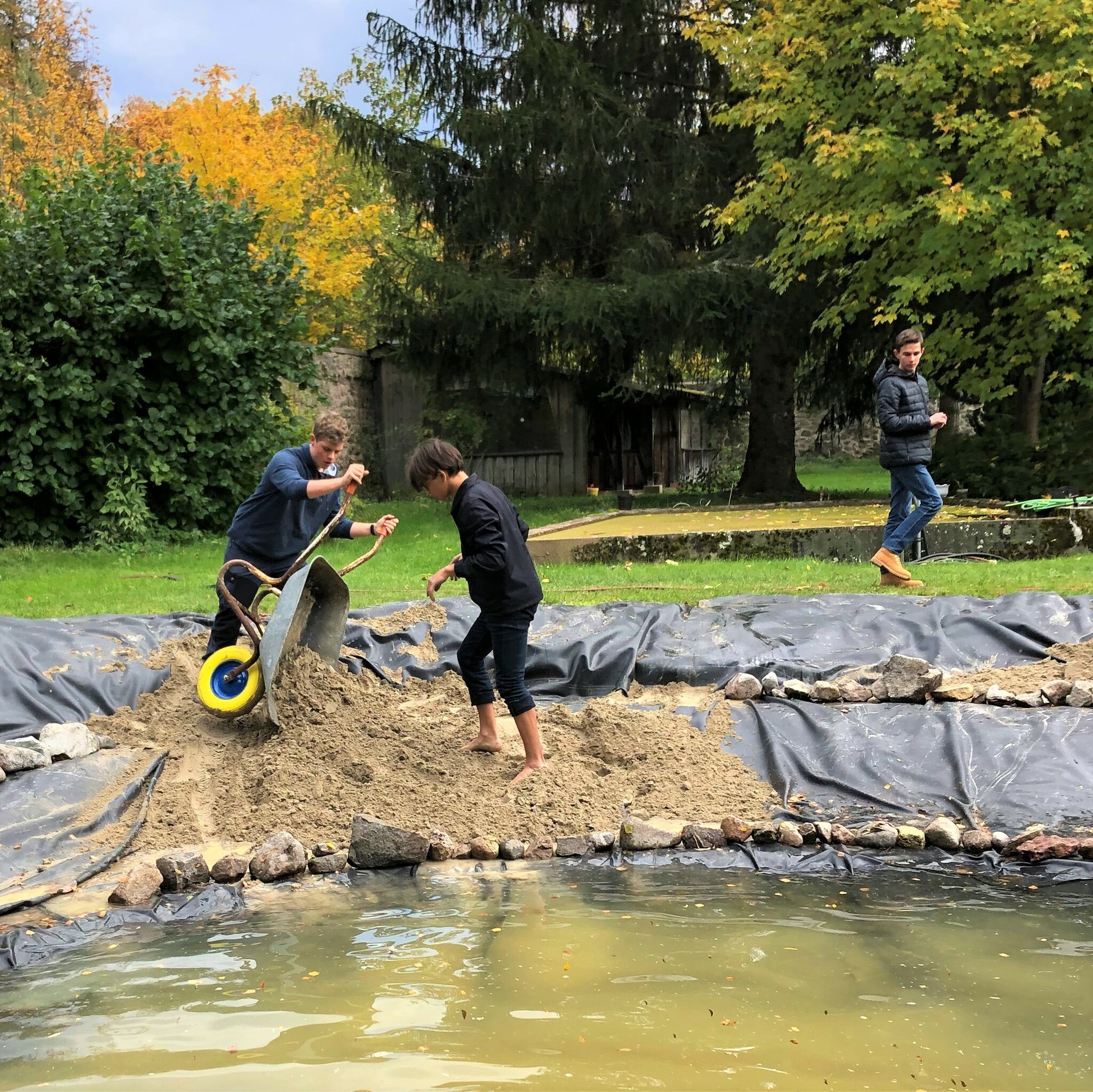 Teich im Schulgarten Kolleg St. Blasien